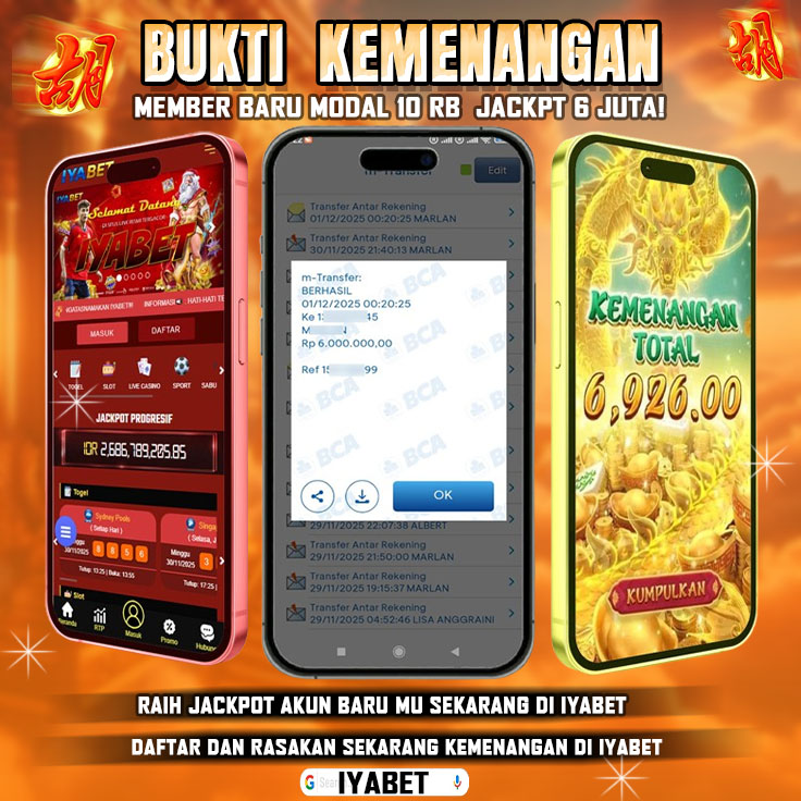 IYABET Tempat Platfrom Gaming  Terpercaya Dan  Jackpot Setiap Hari  image 1